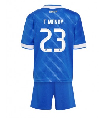 Real Madrid Ferland Mendy #23 Tredjetrøje Børn 2025-26 Kortærmet (+ Korte bukser)